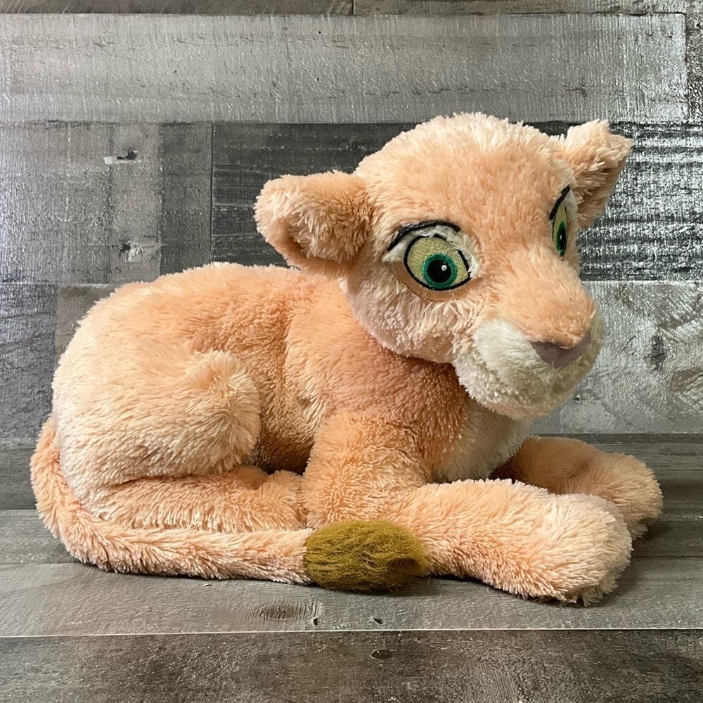Nala The Lion King Plush Young Cub Laying 16” Walt Disney Stuffed Animal
